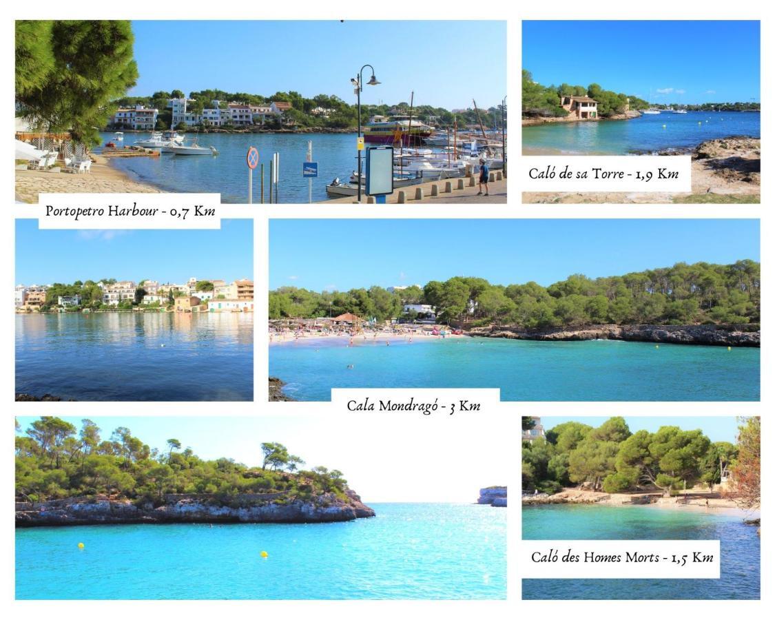 Castell Des Paradis Porto Petro  Bagian luar foto